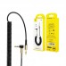 Аудио-кабель SkyDolphin SR08 Spring Wire 3.5 мм-3.5 мм, 1 м, Black (AUX-000062) 