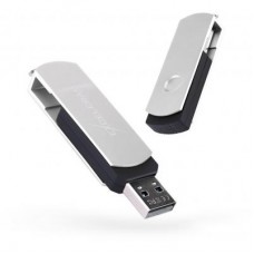 USB флеш накопичувач eXceleram 64GB P2 Series Silver/Black USB 2.0 (EXP2U2SIB64)