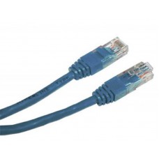 Патч-корд литой  2,0 м Cablexpert RJ45 UTP кат.5е синий (PP12-2M/B)