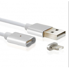 Кабель магнітний USB (AM/Lightning) 1.0м 2А Voltronic Silver (YT-MCFB-L/S) 13190