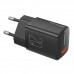 Зарядний пристрій 220V - USB Grand-X USB-C PD3.0 20W для Apple iPhone и Android QC4.0,FCP,AFC Blac