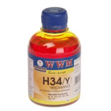 Чернила WWM  (200 г) HP 22/121/122 Yellow Водорастворимые (H34/Y)