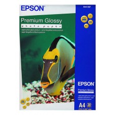 Фотобумага EPSON глянцевая Premium 255г/м2 A4 20л (C13S041287)