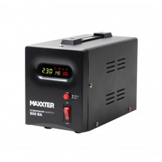 Стабілізатор напруги Maxxter MX-AVR-S500-01 500VA, 300 Вт, 140-270 В, релейний, однофазный