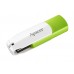 Флеш USB2.0  64ГБ Apacer AH335 Green/White (AP64GAH335G-1)