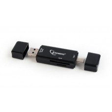 Кардрідер зовнішній USB3.1 Gembird 3-в-1 (UHB-CR3IN1-01)
