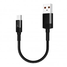 Кабель Grand-X USB-USB-C, Cu, 0.2м, Power Bank, Black (FM-20C)