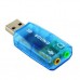 Звукова карта USB ATcom 3D Sound (7807) 5.1 Channel, 48KHz/16bit