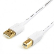 Кабель Atcom (14370) USB 2.0 AM/BM, 0.8м, белый