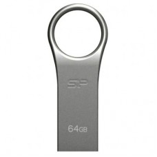Флеш USB2.0  64ГБ Silicon Power Firma F80 Silver (SP064GBUF2F80V1S) флешка в металлическом корпусе