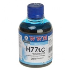 Чернила WWM  (200 г) HP 177/85 Light Cyan Водорастворимые (H77/LC)