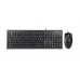 Комплект клавіатура+мишка A4 Tech KR-8372 Black (KR-83+OP-720) Black USB Opticall