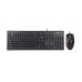 Комплект клавіатура+мишка A4 Tech KR-8372 Black (KR-83+OP-720) Black USB Opticall
