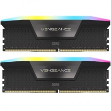 Модуль пам'яті для комп'ютера DDR5 48GB (2x24GB) 7000 MHz Vengeance RGB Black Corsair (CMH48GX5M2B7000C36)