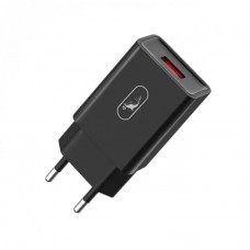 Зарядное устройство SkyDolphin SC36 (1USB, 2.4A) Black (MZP-000173)