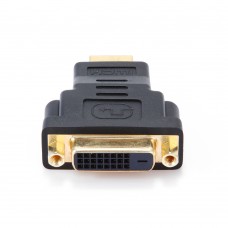 Перехідник HDMI M to DVI F Cablexpert (A-HDMI-DVI-3) HDMI 19 контактний роз'єм, DVI-D 24 + 1 піновий роз'єм, позолочені контакти