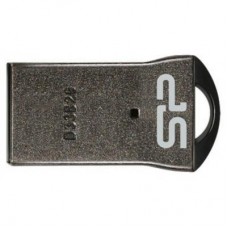 Флеш USB2.0  64ГБ Silicon Power Touch T01 (SP064GBUF2T01V1K) металл, серый