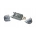 Кардридер Gembird FD2-SD-1 USB2.0 SD, MMC, RS-MMC Gray