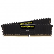 Модулі пам'яті DDR4  16GB (2x8GB) 3200MHz Corsair Vengeance LPX Black (CMK16GX4M2B3200C16) CL16 / 1.35В