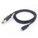 Кабель USB (AM/Lightning) 2,0м Cablexpert (CC-USB2-AMLM-2M) черный